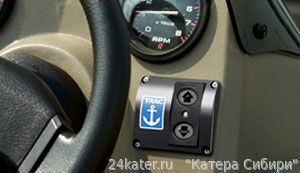 Лебедка якорная TRAC Big Water 45 (alum) RC с пультом ДУ