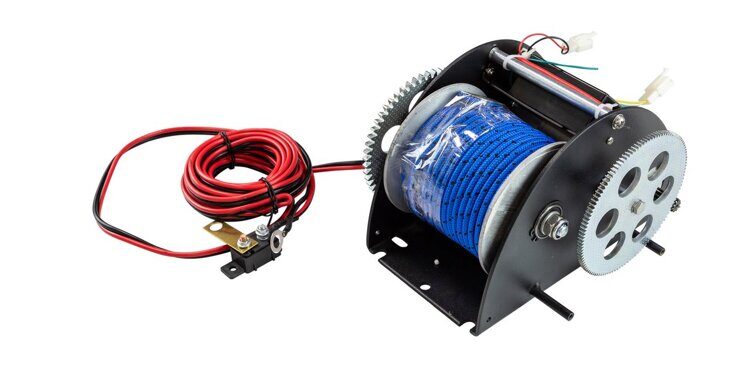 Лебедка якорная TRAC Big Water 45 (alum) RC с пультом ДУ