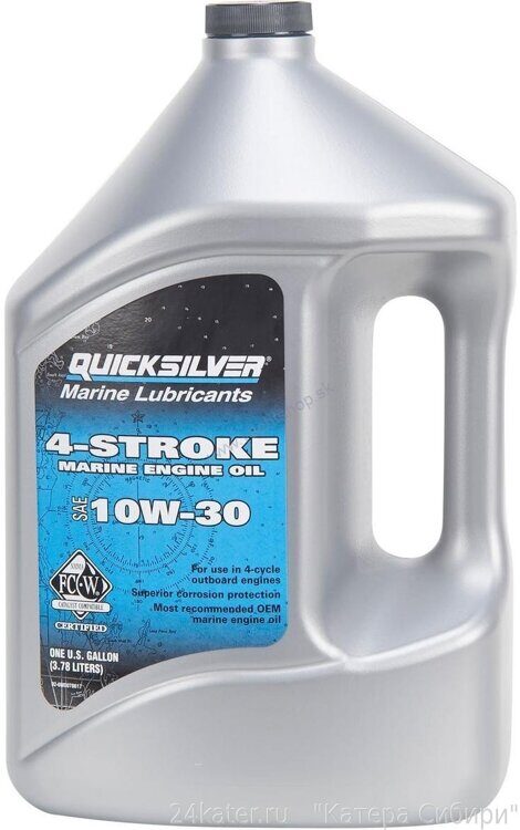 Масло 4Т QUICKSILVER, 10W-30, минеральное, 4л