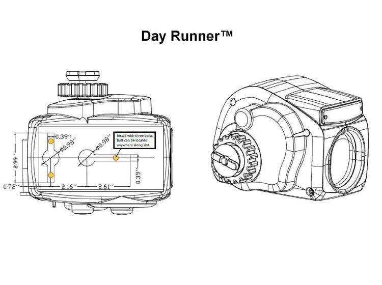 Лебедка электрическая TRAC Day Runner, 2500lbs