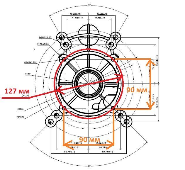 Двигатель Loncin LC2V78FD-2 (24л.с.)  диаметр Ø вала 25.4 мм (A-Type), эл.стартер, катушка 20А