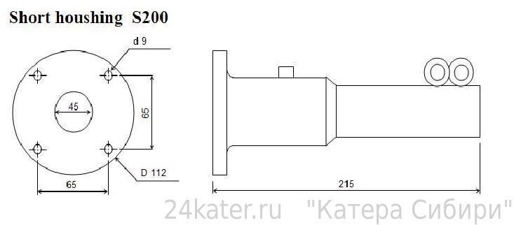 LongTail SS200 (5,5-7 л.с.) вал Ø19.05 мм