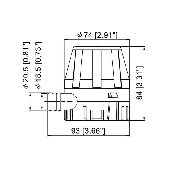 Помпа осушительная 450GPH